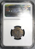 1799-M NGC MS 62 Spain 1 Real Charles IV Madrid Silver Coin Stuart Collecton POP 1/0 (25032502C)