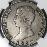 1810-M NGC VF Napoleon Spain 20 Reales Large Eagle Madrid Mint Coin (26011301C)