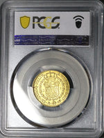 1794 PCGS AU 55 Spain 2 Escudos Charles IV Madrid Gold Coin POP 3/1 (23080301D)