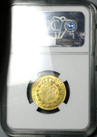 1804 NGC MS 63 Spain 2 Escudos Charles IV Madrid Gold Overassayer Coin (23083101D)