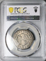 1722-S PCGS AU Spain 2 Reales Philip V Seville Mint Colonial Silver Coin (25040606D)