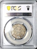 1764-M PCGS AU 58 Spain 2 Reales Madrid Charles III Colonial Silver Coin POP 1/0 (25071301C)