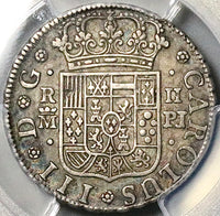 1764-M PCGS XF 45 Spain 2 Reales Madrid Charles III Silver Coin POP 1/1 (25100702C)
