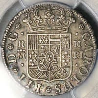 1764-M PCGS XF 45 Spain 2 Reales Madrid Charles III Silver Coin POP 1/1 (25100702C)