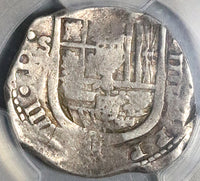 1624-S PCGS VF 25 Spain 4 Reales Philip IV Cob Full Date Seville Mint Silver Coin POP 1/0 (25053101C)