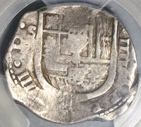 1624-S PCGS VF 25 Spain 4 Reales Philip IV Cob Full Date Seville Mint Silver Coin POP 1/0 (25053101C)