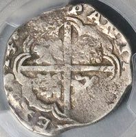 1624-S PCGS VF 25 Spain 4 Reales Philip IV Cob Full Date Seville Mint Silver Coin POP 1/0 (25053101C)