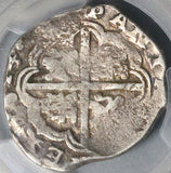 1624-S PCGS VF 25 Spain 4 Reales Philip IV Cob Full Date Seville Mint Silver Coin POP 1/0 (25053101C)