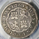 1761-S PCGS VF 30 Spain 4 Reales Seville Mint Charles III Silver Coin (26042602C)