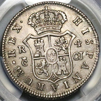 1812-C PCGS XF Spain 4 Reales Ferdinand VII Cadiz Mint Silver Coin (25052302C)