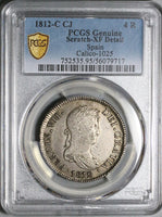 1812-C PCGS XF Spain 4 Reales Ferdinand VII Cadiz Mint Silver Coin (25052302C)