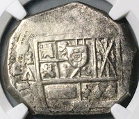 1650 NGC AU 58 Spain 8 Reales Madrid Mint Philip IV Cob Silver Coin POP 1/1 (24112001D)