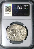 1650 NGC AU 58 Spain 8 Reales Madrid Mint Philip IV Cob Silver Coin POP 1/1 (24112001D)