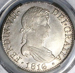 1816-S PCGS XF Spain 8 Reales Ferdinand VII Seville Mint Silver Crown Coin (25052303C)