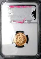 1936 NGC SP 65 RD Switzerland 2 Rappen RED Specimen GEM Coin POP 5/0 (24082601C)