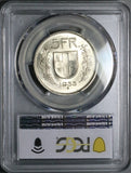 1933-B PCGS MS 63 Switzerland  5 Francs William Tell Silver Coin (26082501C)