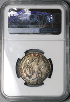 1740 NGC MS 63 Basel 1/4 Thaler Dragon City View Swiss Canton Silver Coin (23050302D)