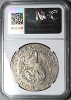 1741 NGC XF Basel Thaler Dragon City View Swiss Canton Silver Coin (24051101D)