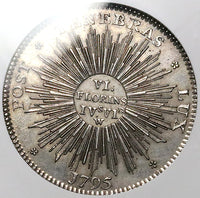 1795 NGC MS 62 Geneva 6 Florins 1/2 Thaler Swiss Canton Silver Coin (25051103C)