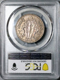 1921 NGC AU Thailand 1 Baht BE257 Elephants Rama VI Key Date Silver Coin (24100604C)