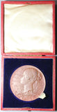 1897 Great Britain Victoria Diamond Jubilee UNC Bronze Medal with Case 55mm 77g (25011801R)