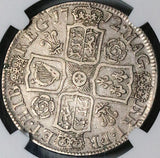 1712 NGC VF 35 Anne 1/2 Crown Great Britain England Silver Coin (24012002C)