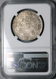 1712 NGC VF 35 Anne 1/2 Crown Great Britain England Silver Coin (24012002C)