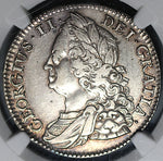 1745 NGC XF 45 1/2 Crown Roses Not Lima Great Britain Sterling Silver Coin POP 1/4 (25073001C)