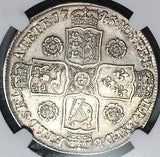 1745 NGC XF 45 1/2 Crown Roses Not Lima Great Britain Sterling Silver Coin POP 1/4 (25073001C)