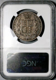 1845 NGC VF 35 Victoria 1/2 Crown Great Britain Sterling Silver Coin (26042403C)