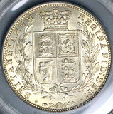 1874 PCGS MS 61 Victoria 1/2 Crown Great Britain OGH Silver Coin (24041102C)
