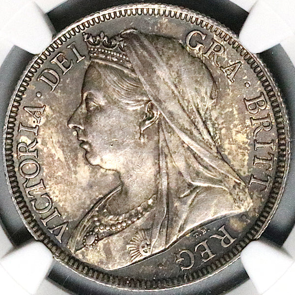 1894 NGC MS 63 Victoria 1/2 Crown Great Britain Sterling Silver Coin (23080601C)