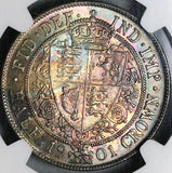 1901 NGC MS 64 Victoria 1/2 Crown Great Britain Silver Coin (23051301C)