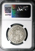 1902 NGC PF 63 Edward VII 1/2 Crown Great Britain Proof Matt Silver Coin (25070202C)