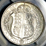 1911 PCGS MS 64 1/2 Crown Great Britain George V Sterling Silver Coin (26073101C)