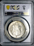1911 PCGS MS 64 1/2 Crown Great Britain George V Sterling Silver Coin (26073101C)