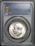 1915 PCGS MS 62 1/2 Crown George V Great Britain Sterling Silver Coin (26072401C)