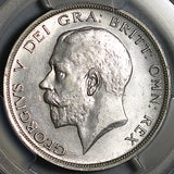 1916 PCGS MS 62 1/2 Crown George V Great Britain Sterling Silver Coin (26072402C)