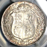 1916 PCGS MS 64 1/2 Crown George V Great Britain Sterling Silver Coin (25082203C)