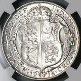 1918 NGC MS 63 1/2 Crown George V Great Britain Sterling Silver Coin (23061903D)