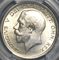 1919 PCGS MS 65 1/2 Crown George V Great Britain Sterling Silver Coin POP 2/1 (24050101C)