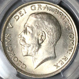 1919 PCGS MS 65 1/2 Crown George V Great Britain Sterling Silver Coin POP 2/1 (24050101C)