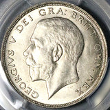 1921 PCGS MS 64 1/2 Crown George V Great Britain Gem Silver Coin POP 6/1 (26021502C)
