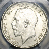 1923 PCGS MS 63 1/2 Crown George V Great Britain Scarce Silver Coin (26071201C)