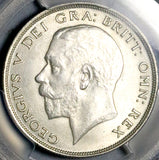 1923 PCGS MS 63 1/2 Crown George V Great Britain Scarce Silver Coin (26071201C)