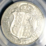 1923 PCGS MS 63 1/2 Crown George V Great Britain Scarce Silver Coin (26071201C)