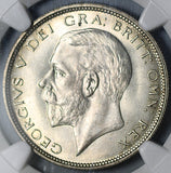 1927 NGC MS 63 1/2 Crown George V Great Britain Mint State Silver Coin (25072402C)