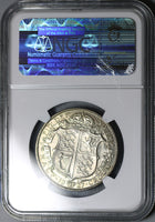 1927 NGC MS 63 1/2 Crown George V Great Britain Mint State Silver Coin (25072402C)