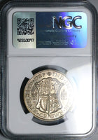 1927 NGC PF 65 George V 1/2 Crown Great Britain Proof Silver Coin (24120602C)