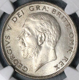 1928 NGC MS 63 1/2 Crown George V Great Britain Mint State Silver Coin (23102001C)